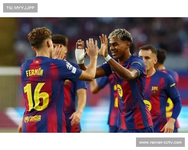 巴塞罗那6-1大胜奥林匹亚科斯 费尔明·洛佩斯帽子戏法助力球队取胜